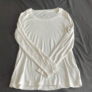 White long sleeved tee